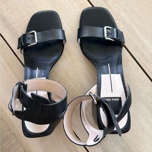 Dolce Vita Black Buckle Sandals